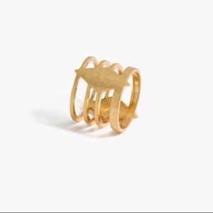 Madewell Metallic Flat Diamond Illusion Ring